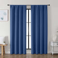Simplebrand Ava Royal Blue Blackout Curtains by Simplebrand