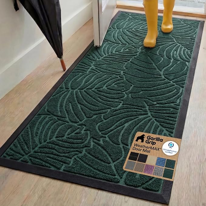 GORILLA GRIP 100% Waterproof All-Season WeatherMAX Doormat, US Designed Natural by Unknown