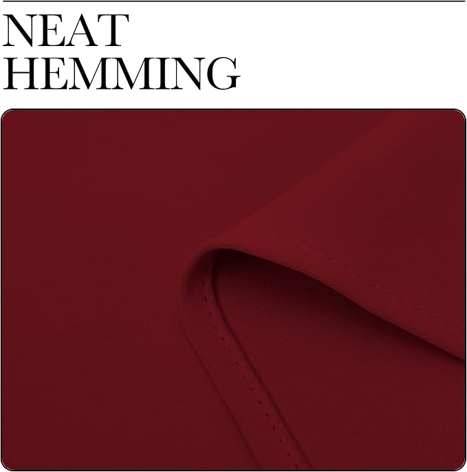 NICETOWN Burgundy Red Blackout Drapes - Image 6