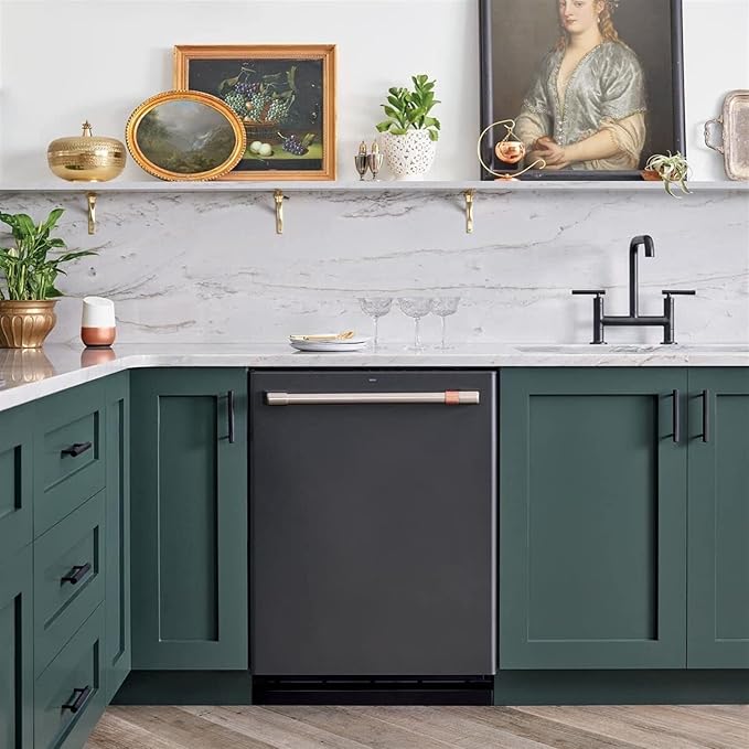 HBL' 10 Pack | 3-1/2 Inch Center to Center Matte Black Cabinet Pulls Kitchen Cabinet Handles, Made of Stainless Steel, Ideal for Cabinet,Drawer,Cupboard and Wardrobe.