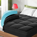 Dual Layer 3 Inch Memory Foam Mattress Topper California King Size, 2 Inch Gel Memory Foam Plus 1 Inch Cooling Pillow Top Mattress Pad Cover, with 8-21 Inch Deep Pocket, Black