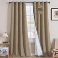 H.VERSAILTEX Linen Curtains 100% Blackout Curtains by HVERSAILTEX