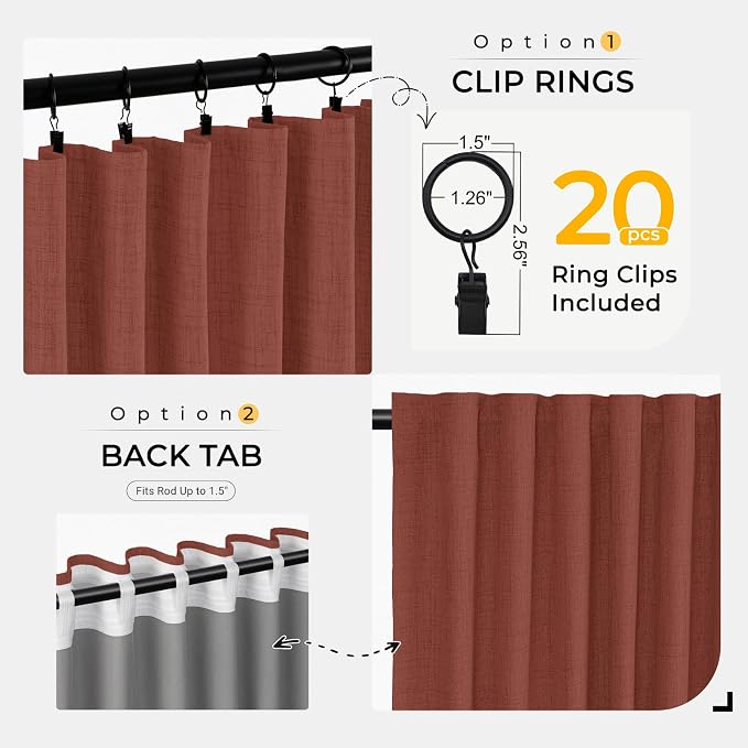 INOVADAY 100% Blackout Curtains - Image 3