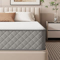 PurrJoys Queen Mattress, 10 Inch Hybrid Queen Size Mattress with Cooling Gel Memory Foam and Pocket Springs, CertiPUR-US Certified, Medium Firm