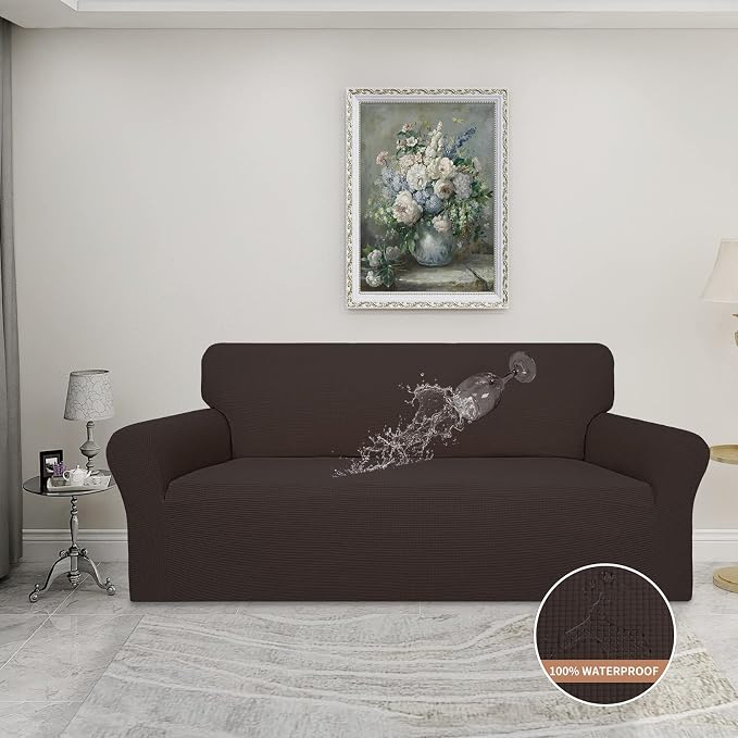 Easy-Going 100% Waterproof Couch Cover, 3 Cushion Oversized Sofa Cover | - Image 2