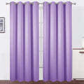 Blackout Curtains 66 x 84 inch/Lavender Curtains Set of 2 Panels/Thermal by Lemomo