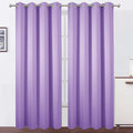 Blackout Curtains 66 x 95 inch/Lavender Curtains Set of 2 Panels/Thermal by Lemomo