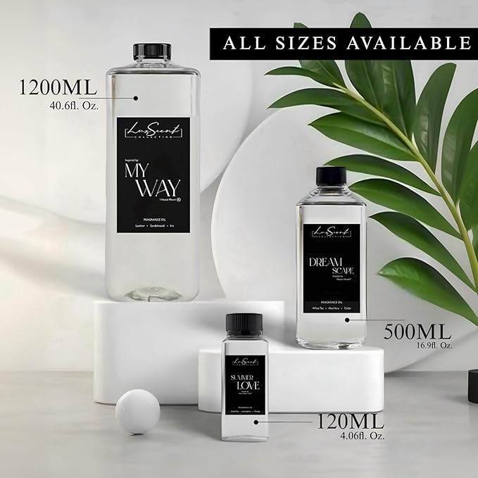 Dream ON Aroma Diffuser Oil 500ML - Waterless Essential Oil for diffusers - Luxury Hotel Fragrance - Oils for Aromatherapy - Fits in Any Diffuser (500ML, Dream ON)