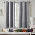 MIULEE Blackout Curtains for Bedroom 2 Panels 40 x 54 Inch Long Light Grey | by MIULEE