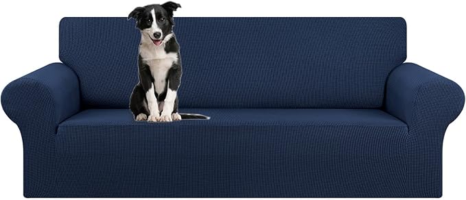 Stretch Oversized Couch Covers for Sofa Slipcover, Soft Jacquard Non-Slip by KEKUOU