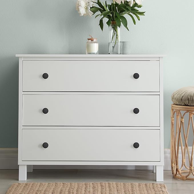 Ravinte 15 Pack Cabinet Knobs Black Kitchen Cabinet Knobs Round Dresser Drawer Pulls Closet Door Pulls 1-1/5 Inch