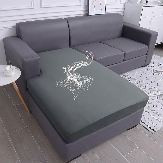 Waterproof Sectional Sofa Cushion Covers, L Shape Couch Slipcovers | L Shape by hyha