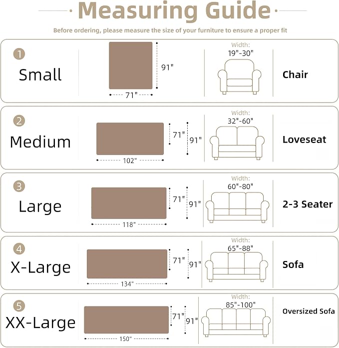 Couch Cover for Dogs Washable Sofa Cover, Sectional Couch Covers, Sofa Covers - Image 2