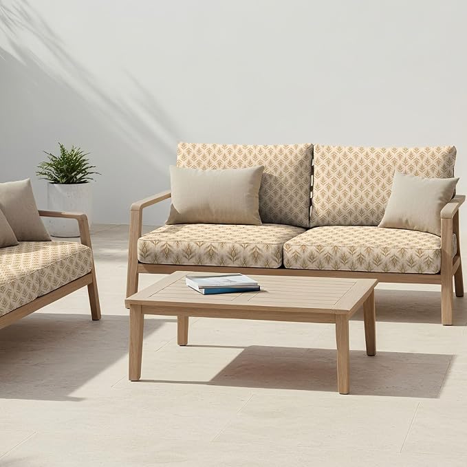 8Pcs Patio Cushion Covers Stretch Outdoor Furniture Protector Slipcovers | - Image 9