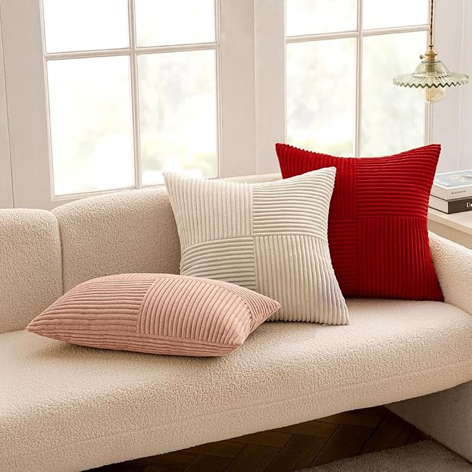 MIULEE Christmas Red Decorative Throw Pillow Covers - Image 8