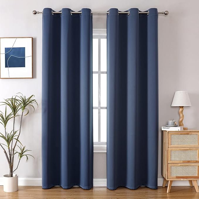 ChrisDowa Blackout Curtains for Bedroom and Living Room 72 Inches Long | 2 by ChrisDowa