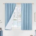Linen Full Blackout Window Curtains by LAMIT