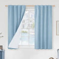 Linen 100% Blackout Window Curtains by LAMIT