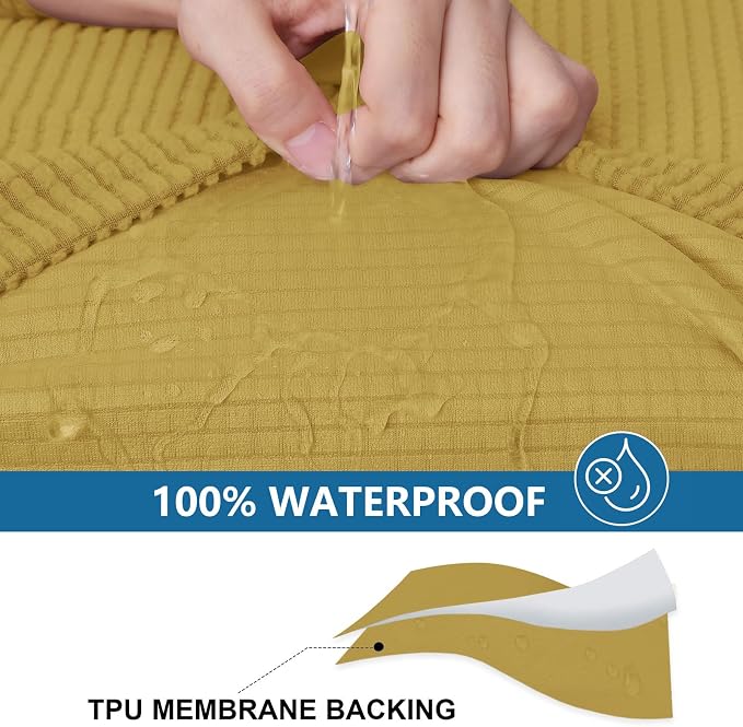 Waterproof Sectional Couch Covers, Non Slip Sofa Cushion Covers | L Shape - Image 3