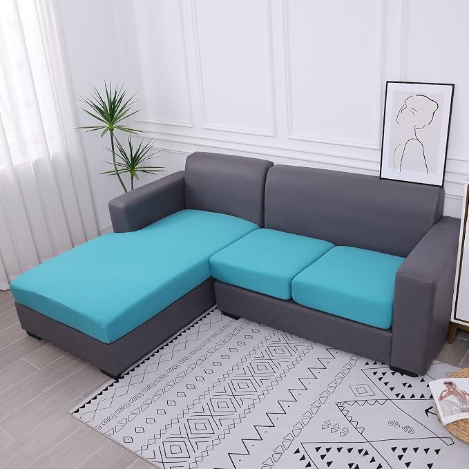 Waterproof Sectional Sofa Cushion Covers, L Shape Couch Slipcovers | L Shape - Image 7
