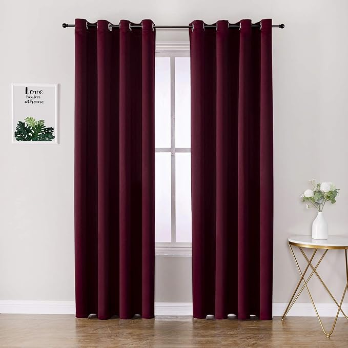 ChrisDowa Blackout Curtains for Bedroom and Living Room 108 Inches Long | 2 by ChrisDowa