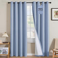 H.VERSAILTEX Linen Curtains 100% Blackout Curtains by HVERSAILTEX