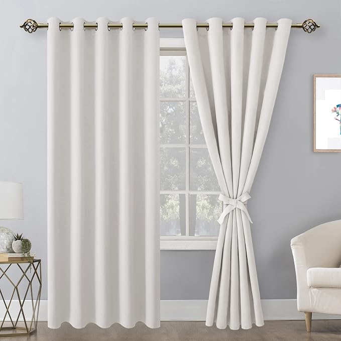 Blackout Curtains for Bedroom, 60 x 84 Inches Long, 2 Panels | Thermal - Image 8