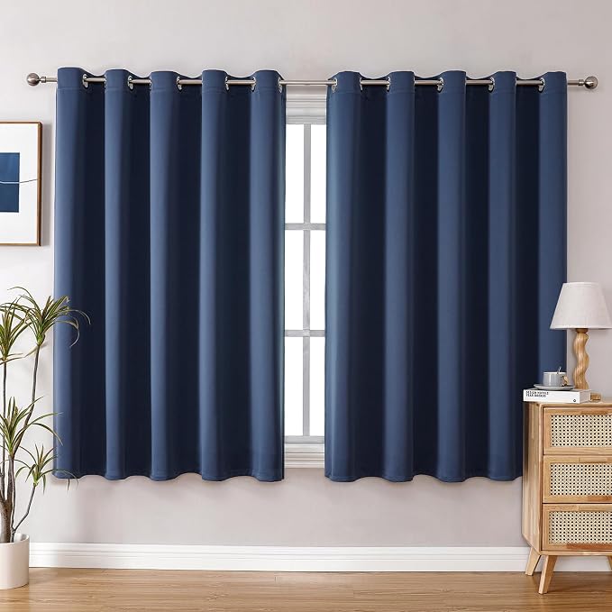 ChrisDowa Blackout Curtains for Bedroom and Living Room 70 Inches Wide | 2 by ChrisDowa
