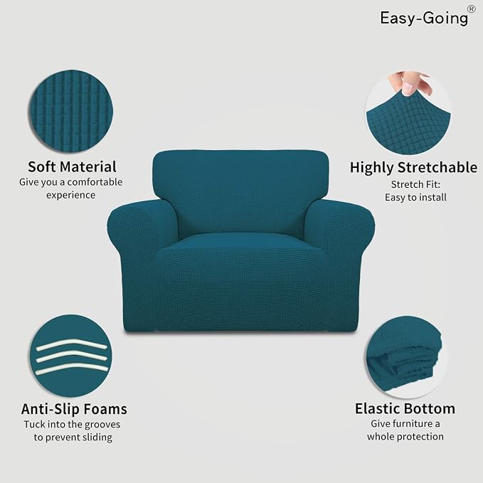 Easy-Going Stretch Oversized Chair Slipcover - Image 3
