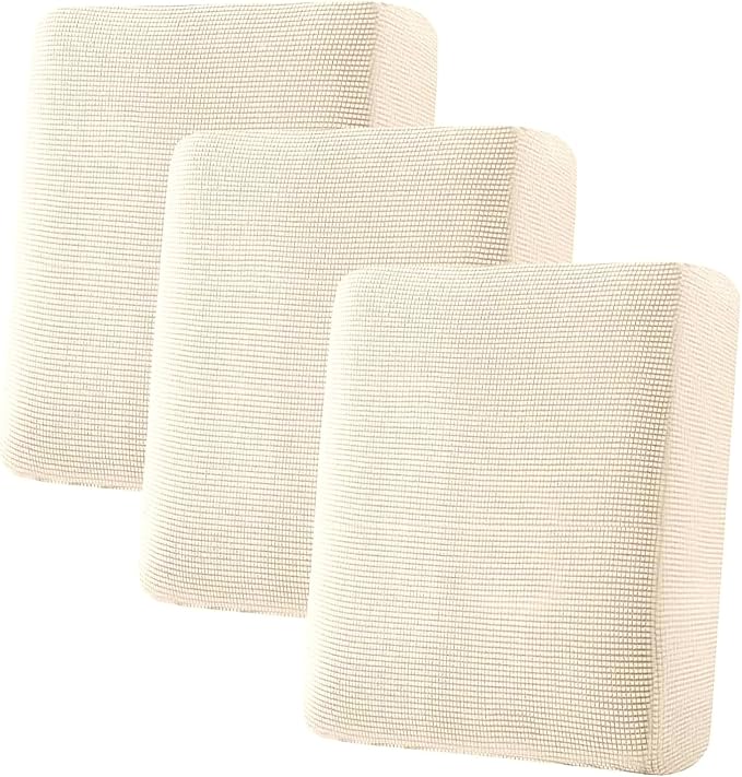 H.VERSAILTEX Super Stretch Individual Seat Cushion Covers Sofa Covers Couch by HVERSAILTEX