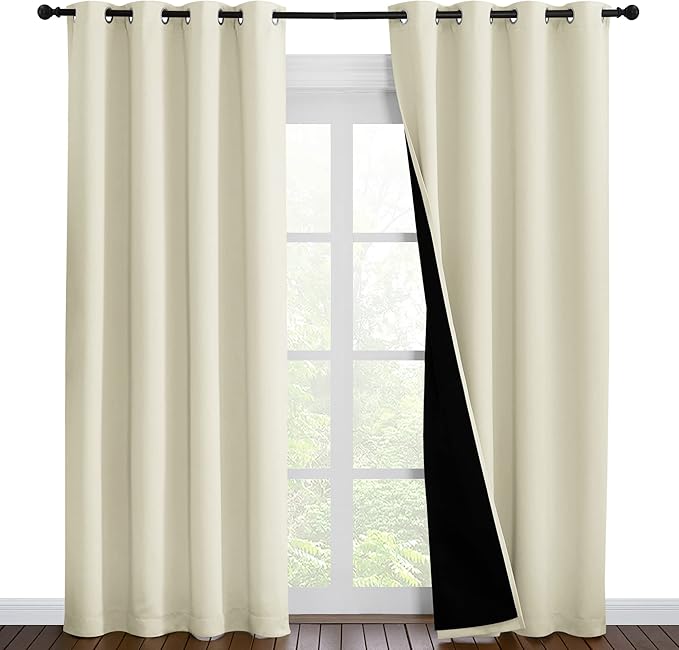 NICETOWN Living Room Completely Shaded Draperies, Privacy Protection & Noise by NICETOWN