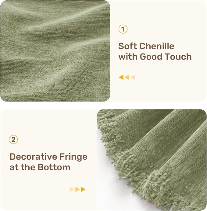 2 Pieces Sectional Couch Covers L Shaped Cover XXXL Light Sage | Thick Washable - Image 7