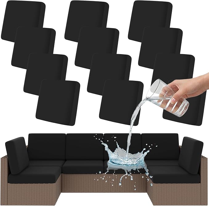 Smiry Waterproof Patio Cushion Covers, Stretch Outdoor Furniture Covers | Couch by Smiry