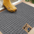 GORILLA GRIP® Ultra Absorbent Front Door Mat Outside Entrance, Traps Dirt and by Unknown