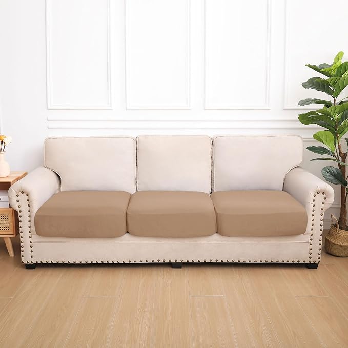 Waterproof Couch Cushion Covers, Stretch Sofa Seat Slipcovers | Stretch Fabric - Image 7