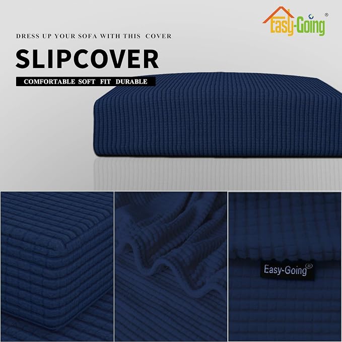 Easy-Going Stretch 1 Piece Couch Cushion Cover - Image 3