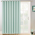 Yakamok Aqua Room Darkening Curtains 84 inch Sliding Door Drapes | 1 Extra-wide by Yakamok