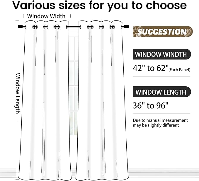 SimpleHome 100% Blackout Curtains - Image 2