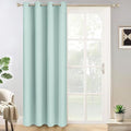 Yakamok Aqua Room Darkening Curtains 96 inch Sliding Door Drapes | 1 Extra-wide by Yakamok