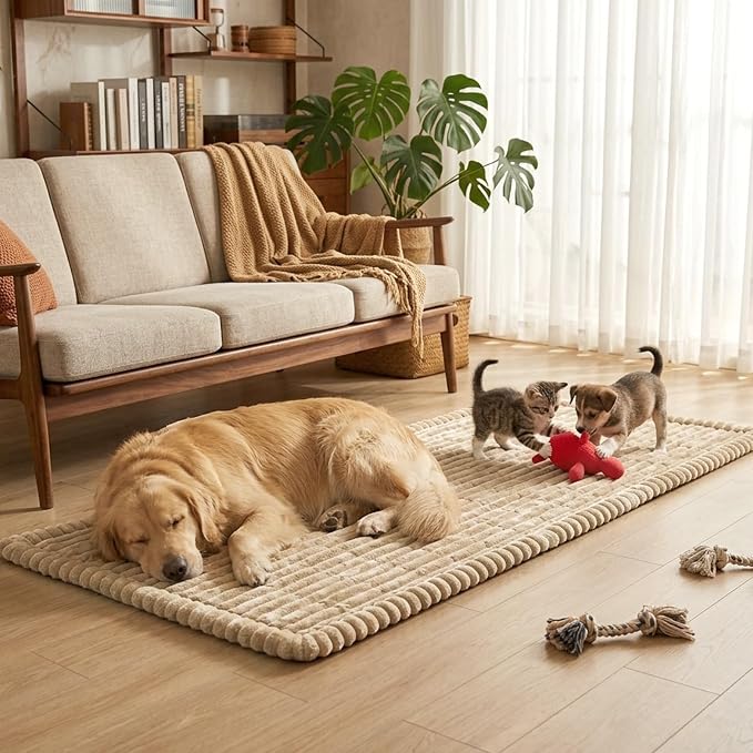 Fixwal Waterproof Flannel Dog Couch Cover, 27.6" x 70.9", Coffee | Integrated - Image 9