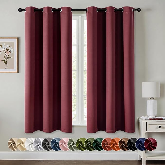 MIULEE Christmas Blackout Curtains by MIULEE