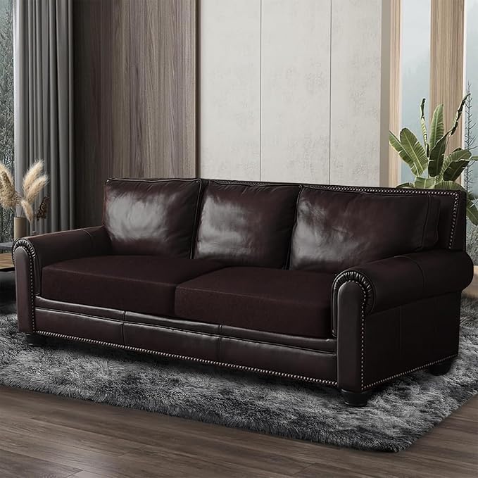 ANARACHON Leather Look Couch Cushion Covers Sofa Seat Slipcovers Sets Couches - Image 8