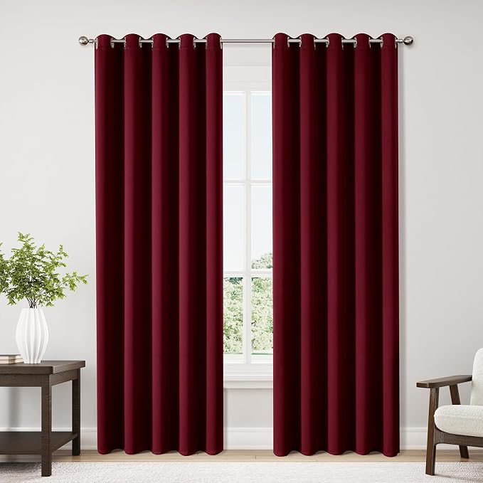 ChrisDowa Blackout Curtains for Bedroom and Living Room 70 inches Wide | 2 by ChrisDowa