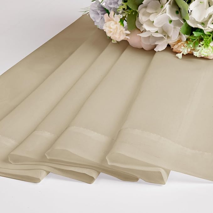 Taupe Sheer Curtains 90 Inches Long - Image 6