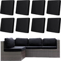 8Pcs Outdoor Cushion Covers, Elastic Patio Cushion Covers | Washable, by dreahoteztil