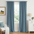 INOVADAY 100% Blackout Linen Curtains by INOVADAY
