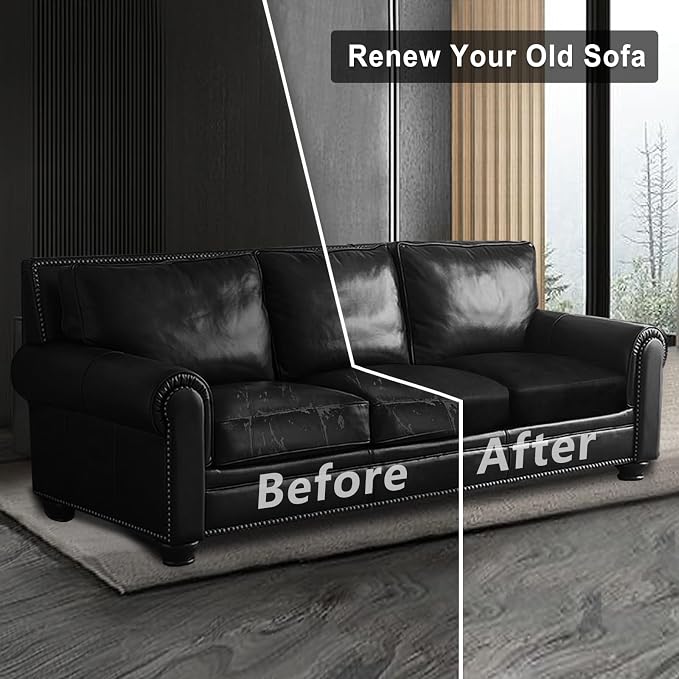 ANARACHON Leather Look Couch Cushion Covers Sofa Seat Slipcovers Sets Couches - Image 7