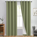 Yakamok Sage Blackout Curtains 96 Inches Long by Yakamok