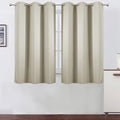 Light Beige Thermal Blackout Curtains/38 x 54 Inch/Set of 2 Panels Room by Lemomo