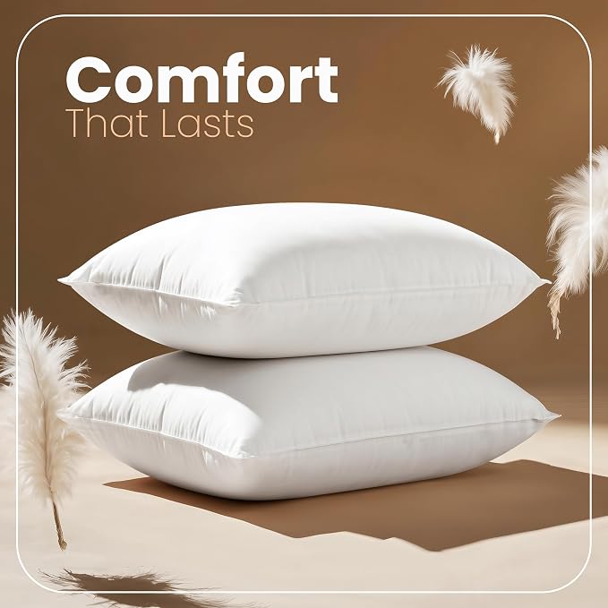 Utopia Bedding 16x24 Pillow Inserts, 2 Pack | Indoor cushion inserts - Image 4